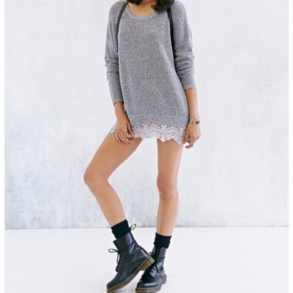 Urban Outfitters Pins & Needles Lace Trim Sweater - Picture 3 of 7